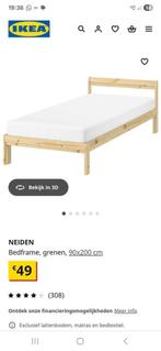 IKEA Neiden bedframe, Ophalen, 90 cm, Klassiek, Zo goed als nieuw