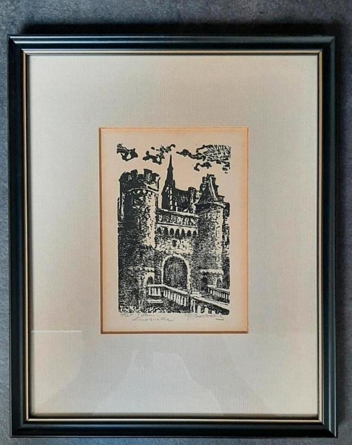 Het "Steen", Antiek en Kunst, Kunst | Etsen en Gravures, Ophalen of Verzenden