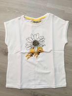 Witte T-shirt JBC maat 116, Comme neuf, Fille, Chemise ou À manches longues, Enlèvement ou Envoi