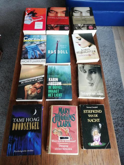 12 Thrillers , ook apart verkrijgbaar, Livres, Thrillers, Utilisé, Enlèvement ou Envoi