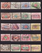 Belgique Timbres chemins de fer 1902 TR28-TR47 oblitéré, Envoi, Affranchi, Oblitéré