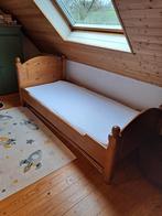 Grenen eenpersoonsbed, Huis en Inrichting, Ophalen, Gebruikt, 90 cm, Eenpersoons