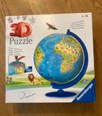 3D-puzzel wereldbol - Ravensburger - prima staat, Hobby en Vrije tijd, Ophalen of Verzenden, Minder dan 500 stukjes, Zo goed als nieuw