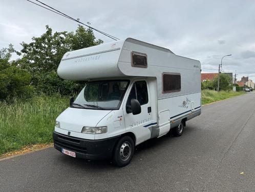 Fiat Mobilhome Dethleffs opbouw XL garage (6p), Caravans en Kamperen, Mobilhomes, Particulier, tot en met 6, Dethleffs, Diesel