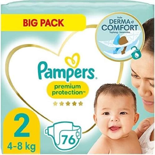 Couches Pampers Premium Protection - Taille 2 (4-8kg) - 76 c, Enfants & Bébés, Produits pour enfants, Neuf, Enlèvement