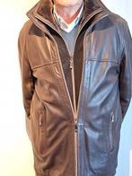 lederen winterjas, Enlèvement ou Envoi, Comme neuf, Taille 48/50 (M), Brun