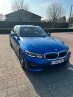 Bmw 3 serie g20 2.0i (2021) m-pack, Auto's, Automaat, Achterwielaandrijving, Blauw, Leder