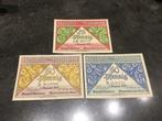 Duitsland lot 3 noodbiljetten Rehmen, Ophalen of Verzenden, Duitsland