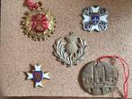 Medailleset van 5 te identificeren medailles, Verzenden, Overige soorten, Lintje, Medaille of Wings