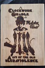 Pyrografie - A Clockwork Orange ( Voor & achter), Ophalen of Verzenden, Nieuw, Film, Overige typen