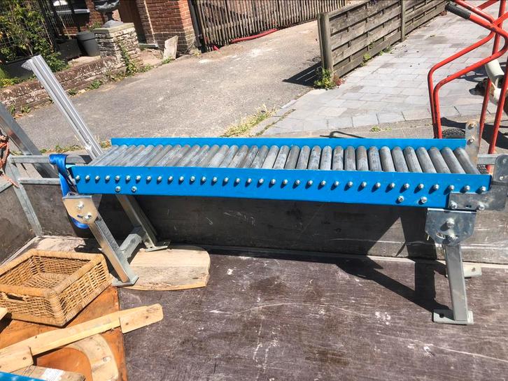 Rollenbanen 3,50 meter 100 rollen, Doe-het-zelf en Bouw, Gereedschap | Machine-onderdelen en Toebehoren, Zo goed als nieuw, Ophalen of Verzenden