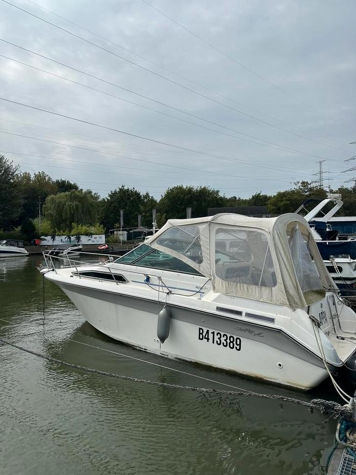 Plezier boot 1990  2 x 200 pk inboard motor, Watersport en Boten, Speedboten, Zo goed als nieuw, Ophalen