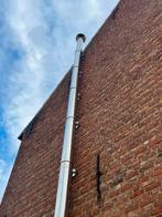 Dubbelwandige kachelbuis 8 meter, Ophalen, Zo goed als nieuw