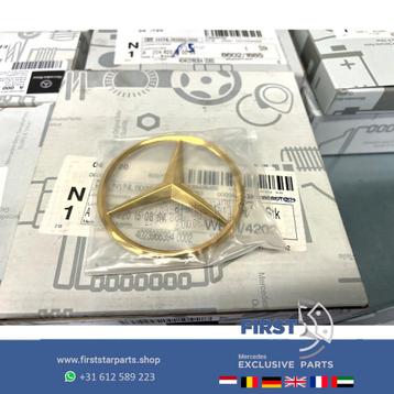 AMG kofferbak STER GOUD Mercedes achterklep LOGO W222 S63 W2 beschikbaar voor biedingen