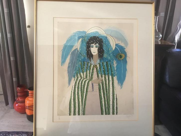 Jef Wauters (Mariakerke1927–Roeselare 2013) 35/99, Antiek en Kunst, Kunst | Litho's en Zeefdrukken, Ophalen