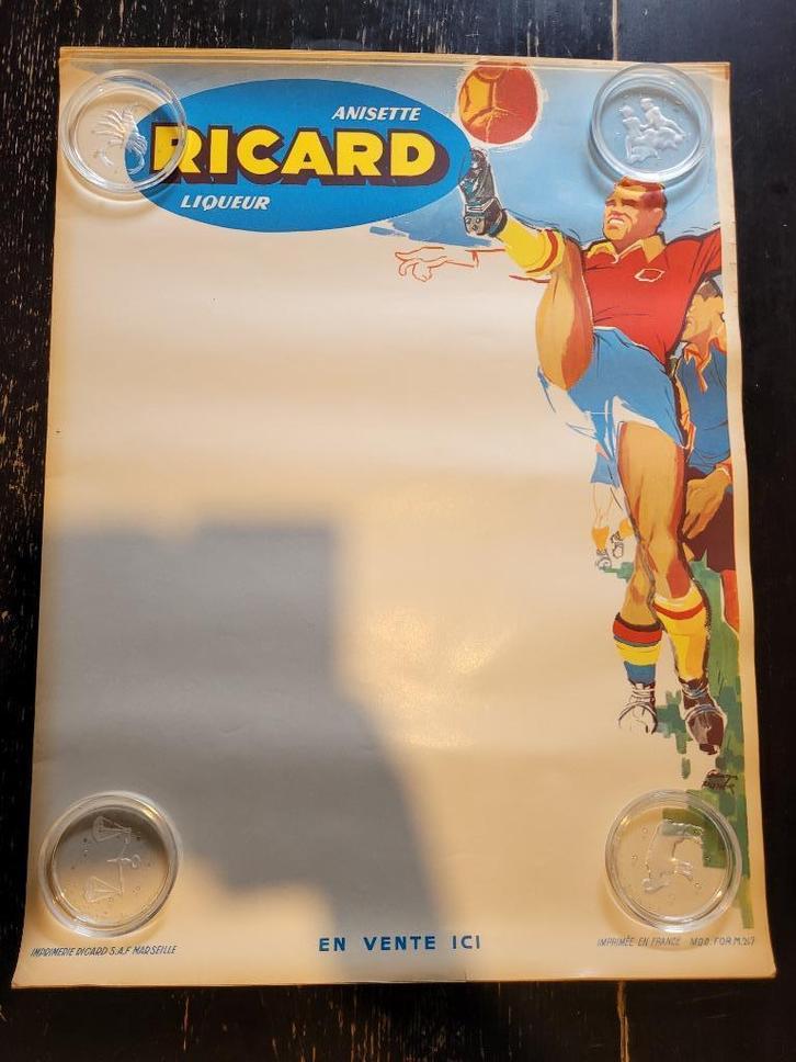 ancienne affiche ricard collection, Collections, Marques & Objets publicitaires, Comme neuf, Enlèvement ou Envoi