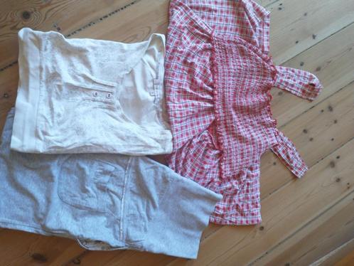 Tuniekblouse voor kraamzorg + pyjama 36/38-S/M, Kleding | Dames, Zwangerschapskleding, Zo goed als nieuw, Overige typen, Maat 36 (S)