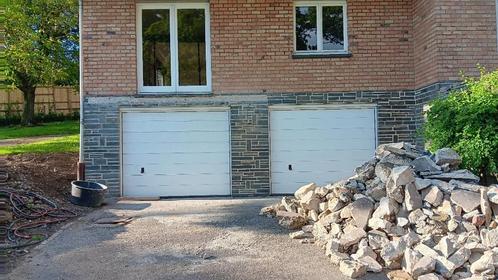 Sectionale garagedeuren, Doe-het-zelf en Bouw, Raamkozijnen en Schuifdeuren, Zo goed als nieuw, Raamkozijn, Aluminium, 150 tot 225 cm
