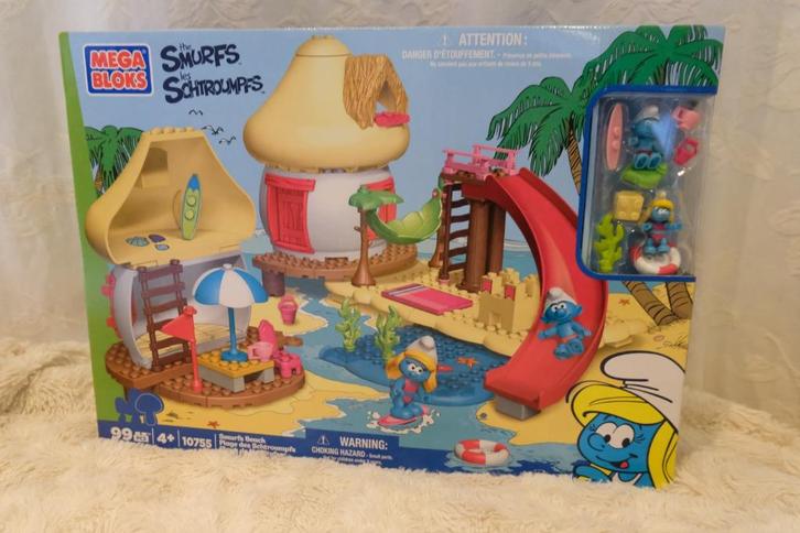 Mega Blocks Smurfen / les Schtroumpfs set 10755 NIEUW!, Kinderen en Baby's, Speelgoed | Duplo en Lego, Nieuw, Lego, Complete set