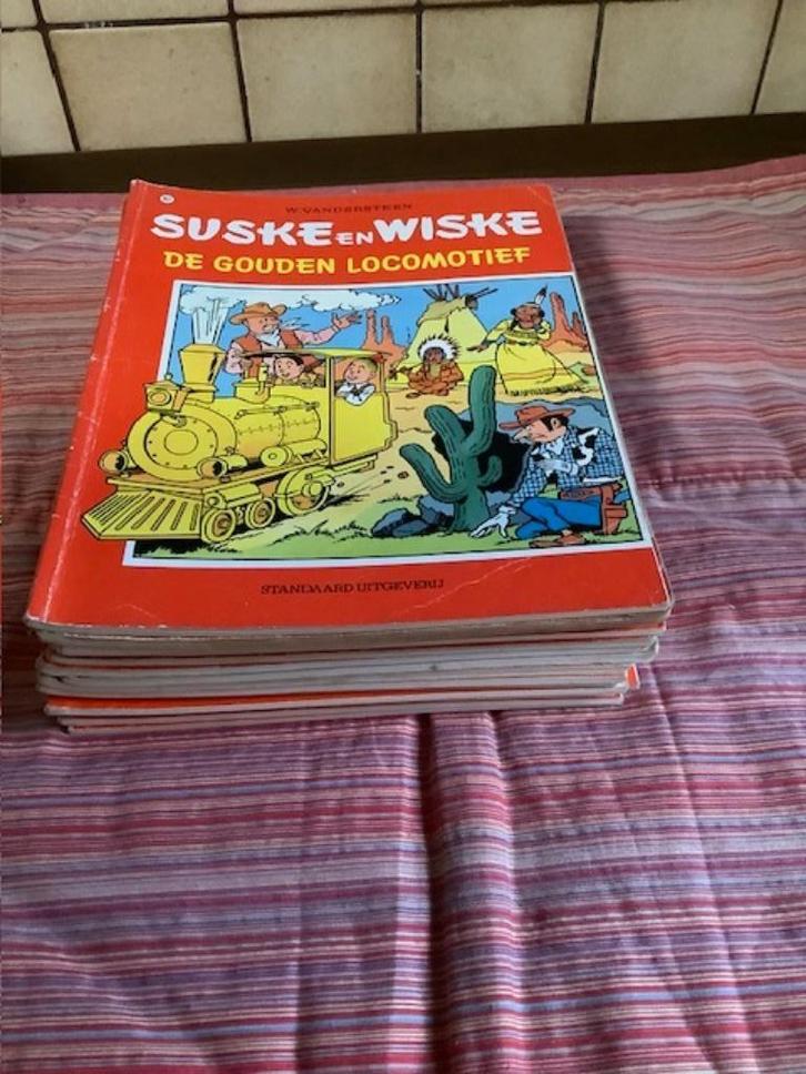Lot 38 strips Suske en Wiske- Kiekeboe- De Pfaffs enz, Livres, BD, Utilisé, Enlèvement ou Envoi