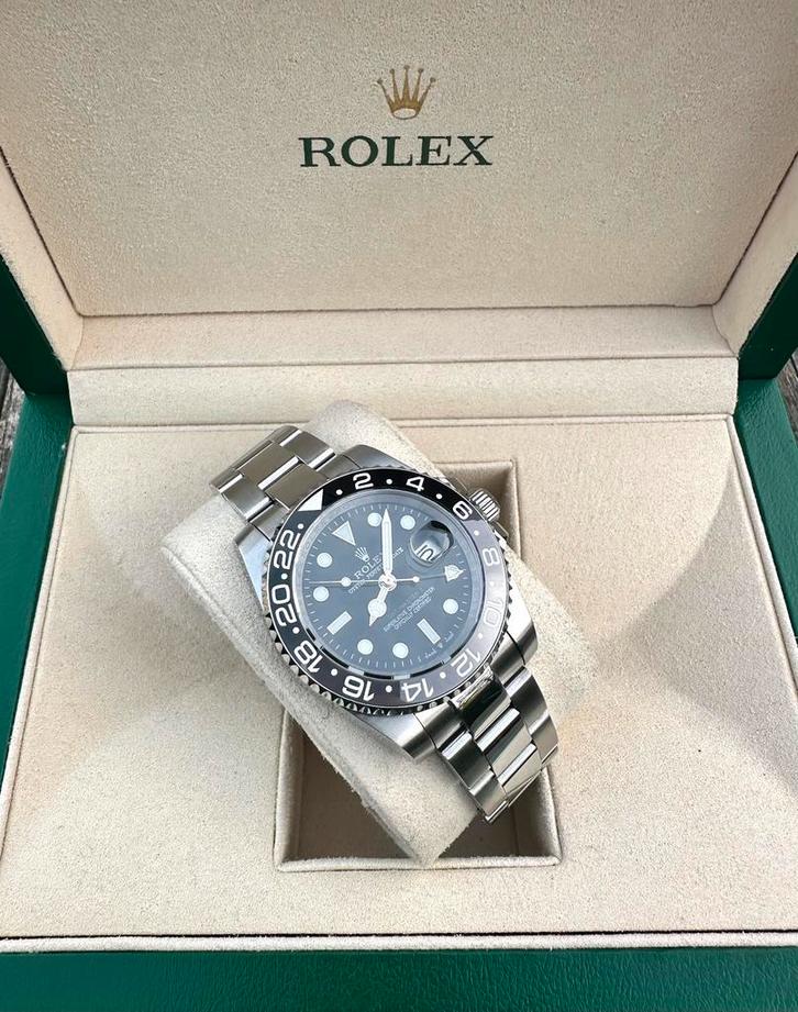 #Horloge#Rolex#Gmtmaster#Brucewayne#, Handtassen en Accessoires, Horloges | Heren, Nieuw, Rolex, Ophalen of Verzenden