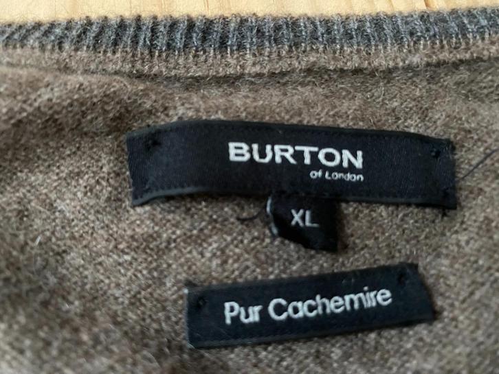 TE KOOP BURTON OF LONDON kasjmier trui, Kleding | Dames, Truien en Vesten, Nieuw, Maat 46/48 (XL) of groter, Grijs, Ophalen