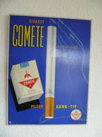 KARTONNEN RECLAME DISPLAY"COMETE SIGARETTEN"UIT JAREN 60, Ophalen of Verzenden, Gebruikt, Reclamebord