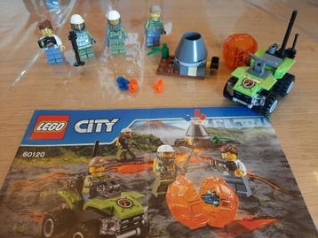 Ensemble Lego 60120 Volcano Starter Set, Enlèvement ou Envoi, Comme neuf, Ensemble complet, Lego