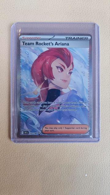 Team Rocket's Ariana: Destined Rivals beschikbaar voor biedingen