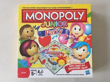 Superleuk gezelschapsspel: Monopoly Junior Party 5+ disponible aux enchères