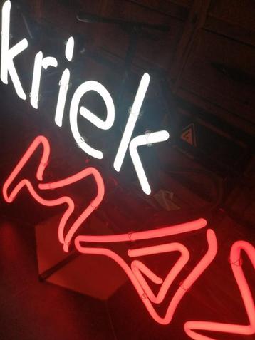 KRIEK MAX lichtreclame nieuw beschikbaar voor biedingen