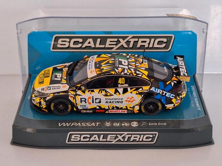 Scalextric BTCC VW Passat 2016 BritishTouring Car, Kinderen en Baby's, Speelgoed | Racebanen, Nieuw, Racebaan, Elektrisch, Overige merken