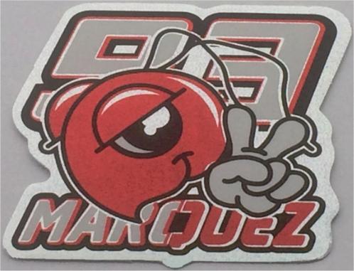 Marc Márquez 93 metallic sticker #15, Motos, Accessoires | Autocollants, Envoi