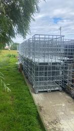 Cages IBC avec palette métal/plastique, Bricolage & Construction, Comme neuf, Enlèvement