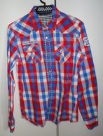Hemd rood/blauw/wit geruit - 176, Kinderen en Baby's, Ophalen of Verzenden