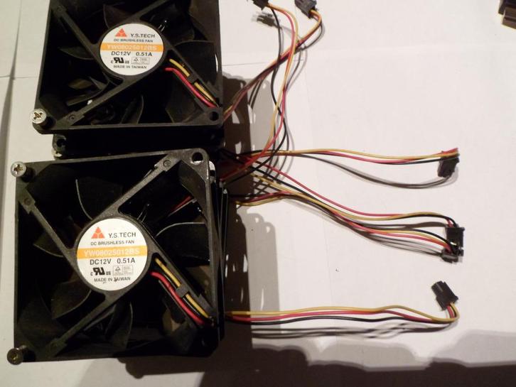 Ventilator Y.S. Tech 12VDC, 0.51A afm. 50x50x25mm YW08025012, Elektronische apparatuur, Ventilatoren, Zo goed als nieuw, Ophalen of Verzenden
