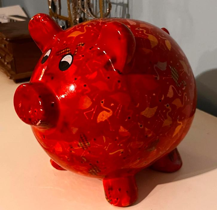 Pomme Pidou Big Peggy XL spaarpot, Verzamelen, Spaarpotten, Zo goed als nieuw, Ophalen of Verzenden