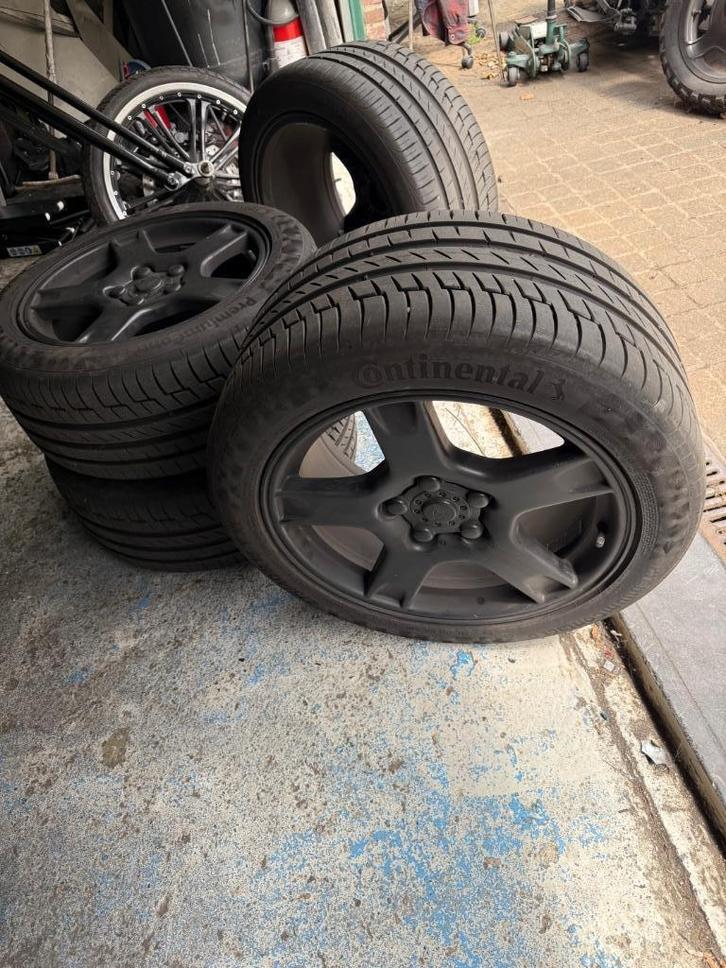 Corvette C5 velgen met banden, Autos : Pièces & Accessoires, Pneus & Jantes, Pneu(s), Utilisé, Enlèvement ou Envoi