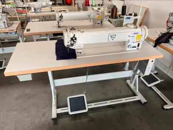 Industriële naaimachine lange arm 65cm dubbel naald automaat