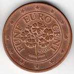 Autriche : 5 Cent 2008 KM#3084 Ref 10565, Autriche, Envoi, Monnaie en vrac, 5 centimes