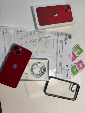 iPhone 13 rouge 128 GB disponible aux enchères