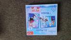puzzle frozen 3 in 1, Ophalen, 10 tot 50 stukjes, Zo goed als nieuw, 2 tot 4 jaar