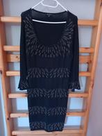 Zwart feestkleed Léo Guy maat L, Enlèvement ou Envoi, Noir