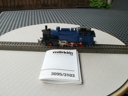 Marklin Ho stoomlok Br74 no 3095 in nieuwstaat Dig., Hobby & Loisirs créatifs, Trains miniatures | HO, Comme neuf, Locomotive