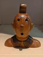 Buste de Tintin en bois, Antiquités & Art, Enlèvement