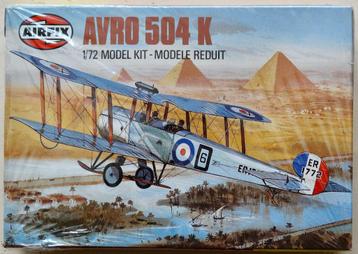 VLIEGVELD 1:72 - AVRO 504 KM beschikbaar voor biedingen