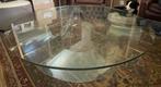 Elegante glazen salontafel – modern en stijlvol design, Ophalen, 50 tot 100 cm, Rond, 50 tot 100 cm