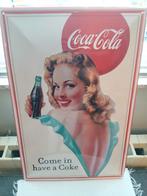 Mooi reclamebord Coca-Cola, Verzamelen, Ophalen, Zo goed als nieuw, Reclamebord