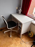 School bureautafel met stoel, Huis en Inrichting, Bureaus, Ophalen, Met wielen, Gebruikt, Bureau