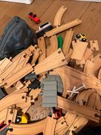 Mix van auto- en treinbanen hout, Kinderen en Baby's, Ophalen, Gebruikt